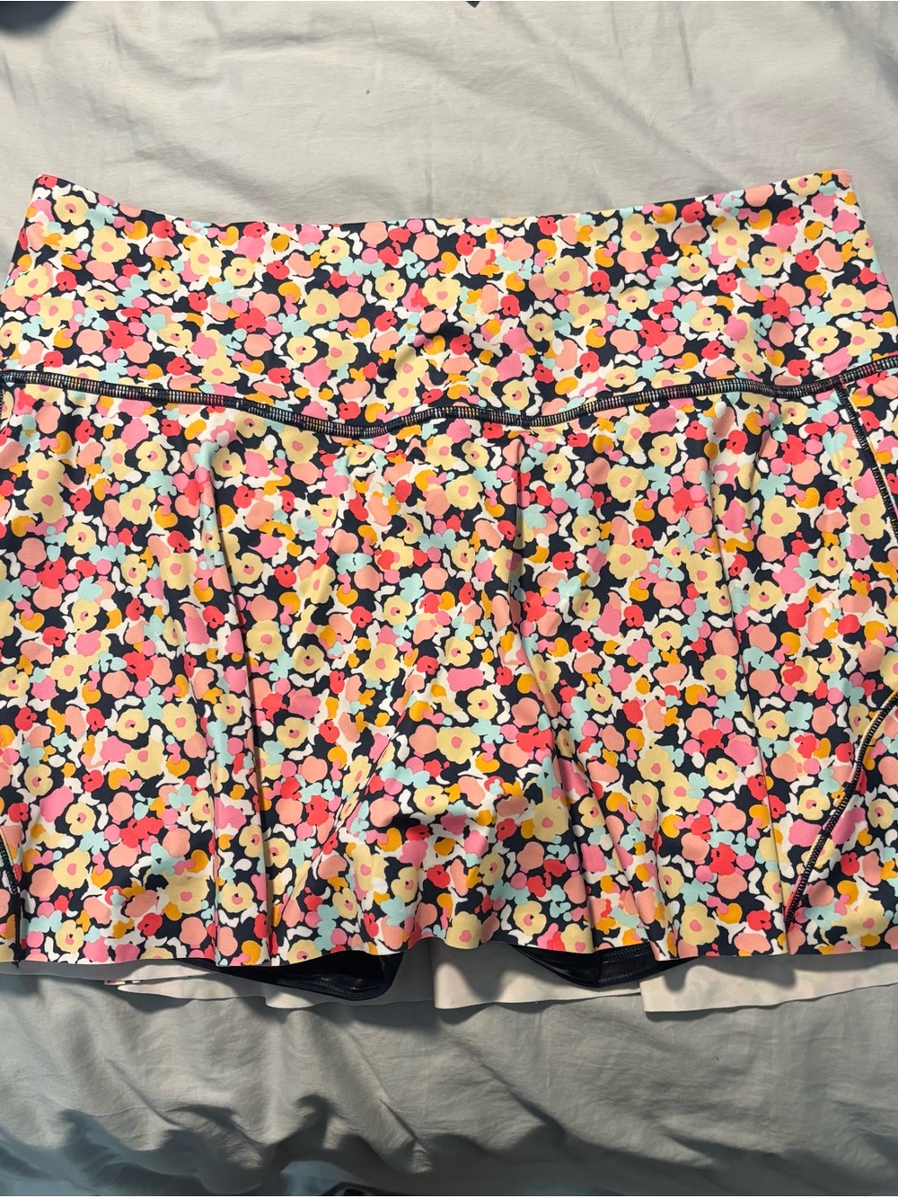Athleta Floral Circle Skirt - Pink Multi